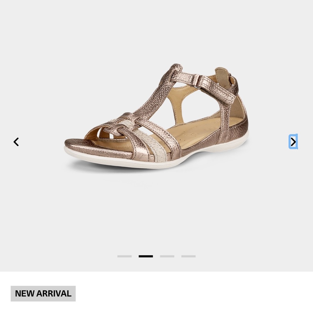 ECCO Women's Metallic Sandals - Picture 7 of 7